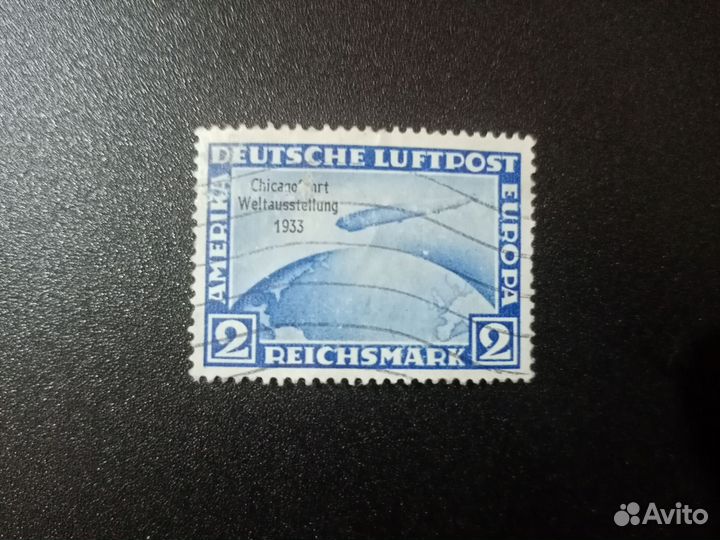 Почтовая марка Германии 1933г