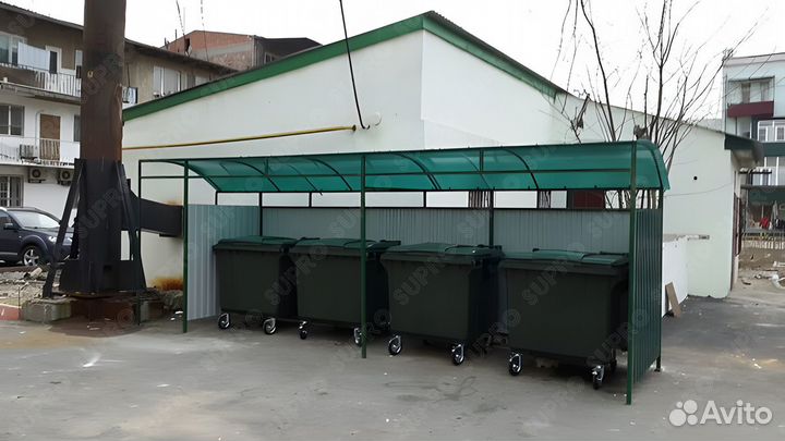 Бак для мусора 770л Ш4134