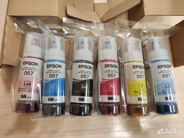 Комплект чернил 108 (057) для принтера Ерsоn l8050