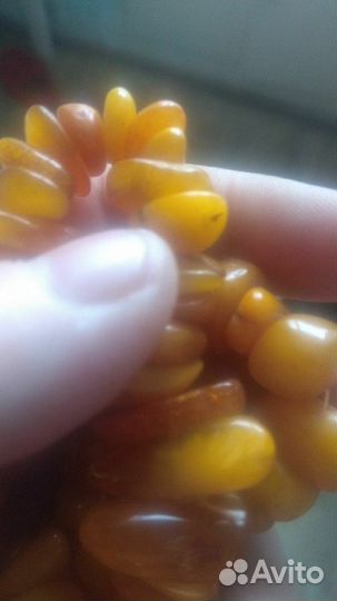 Бусы янтарные СССР