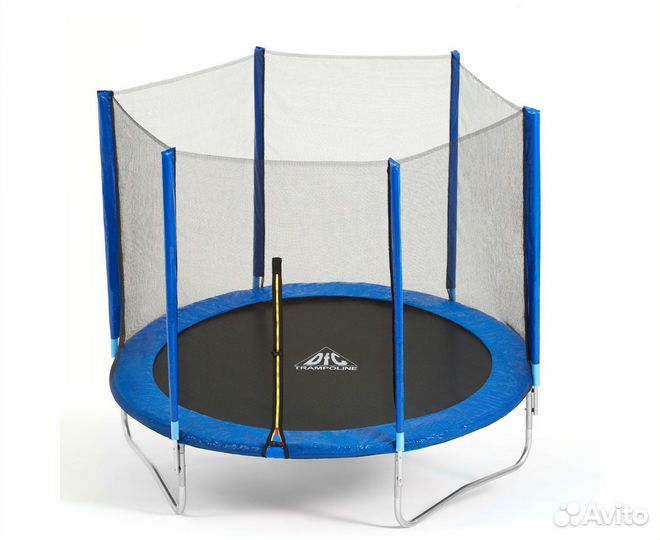 Батут DFC Trampoline Fitness с сеткой 16ft