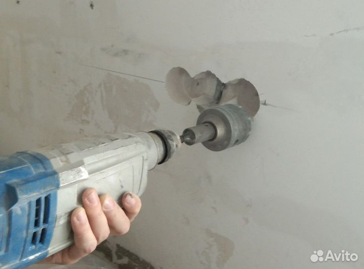 Электрик Штробление, монтаж проводки Мосрентген