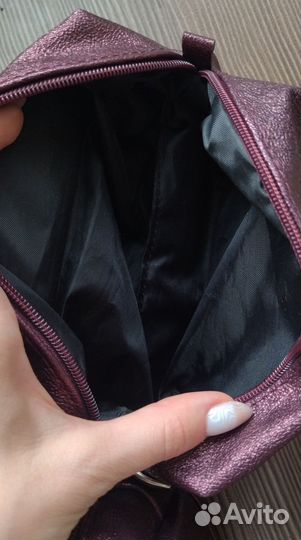 Косметичка кожаная новая