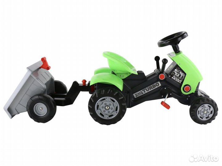 Машинка трактор с педалями, велосипед
