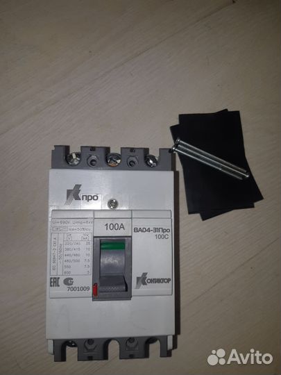 Выключатель автоматический ва04-35Про 250с 125 А