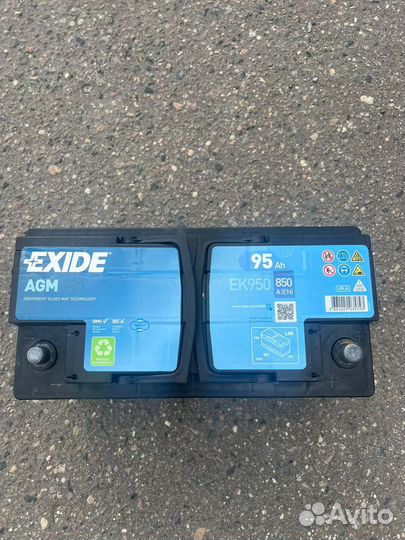 Аккумулятор exide EK950 AGM