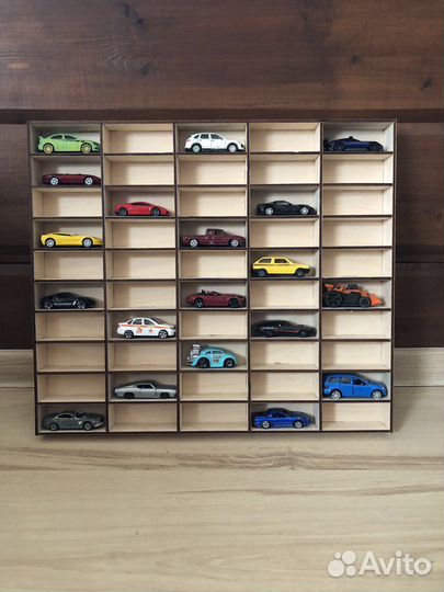 Полка гараж для 50 HotWheels