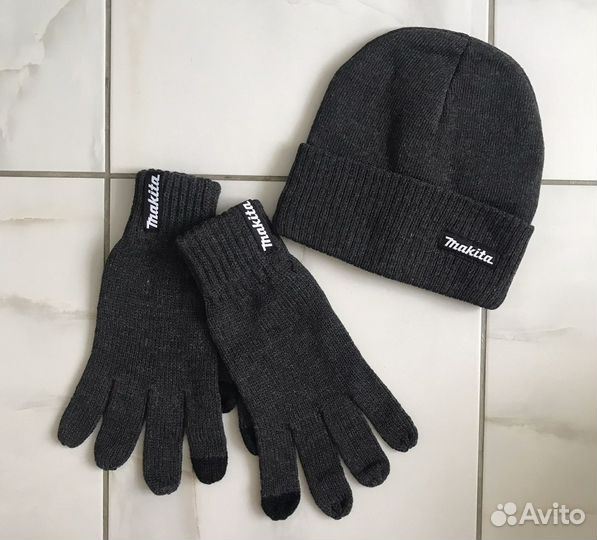 Шапка и перчатки Makita