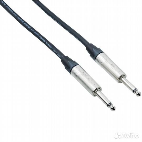 Кабель гитарный Bespeco NC100 1 m (прямой/прямой)