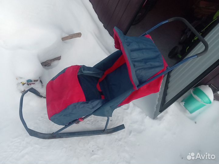 Коляска санки