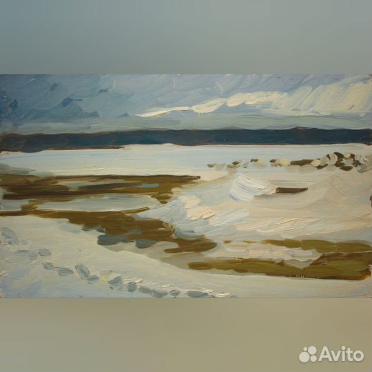 Картина этюд масло