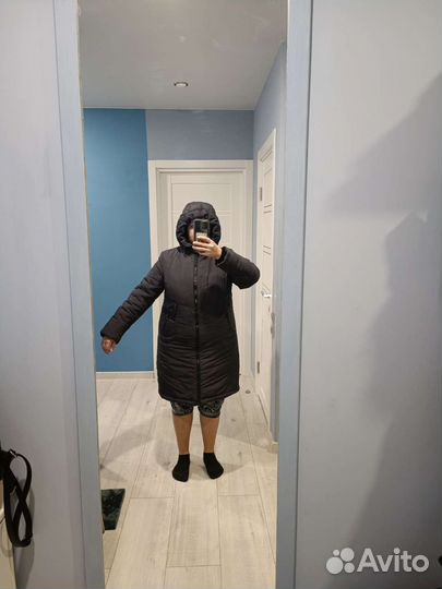 Пуховик зимний женский 52 54