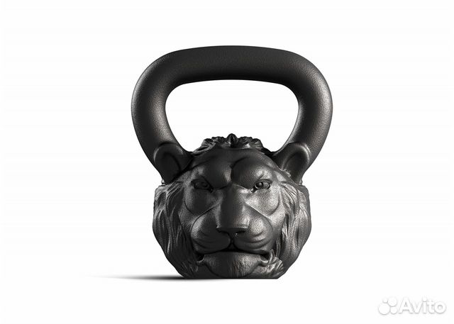 Гиря дизайнерская 24 кг Лев Iron Head