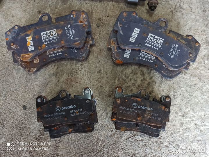 Volkswagen Touareg тормозные колодки