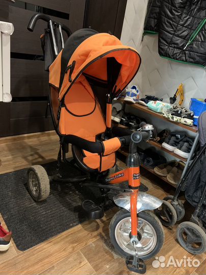 Велосипед с ручкой