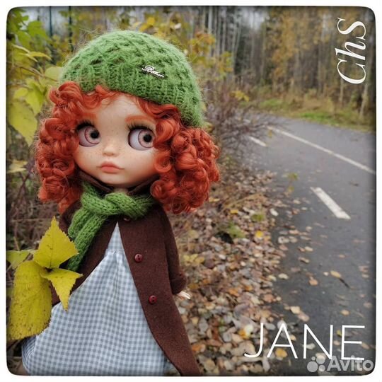 Кукла блайз blythe кастом Jane