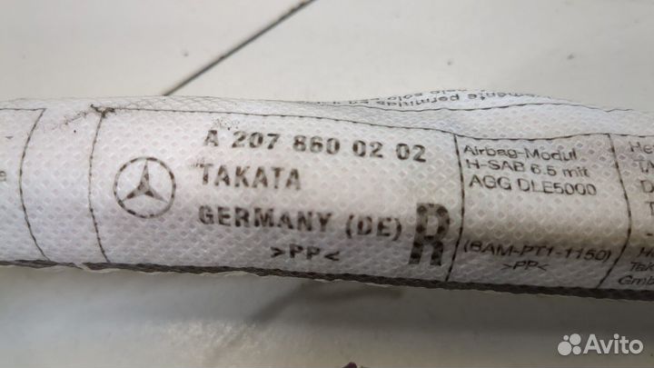 Подушка безопасности боковая Mercedes E-Coupe C207 2009, 2009