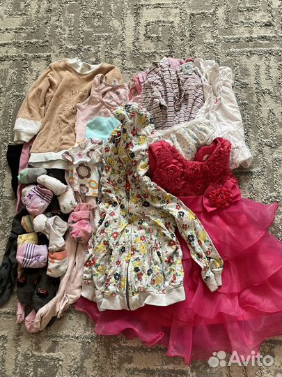 Отдам даром детские вещи на девочку 1-1,5 года