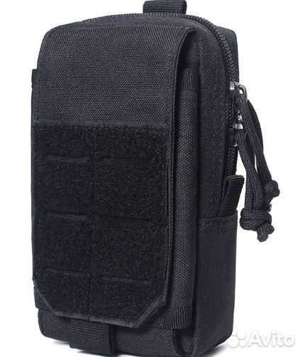 Тактическая поясная сумка (черная)