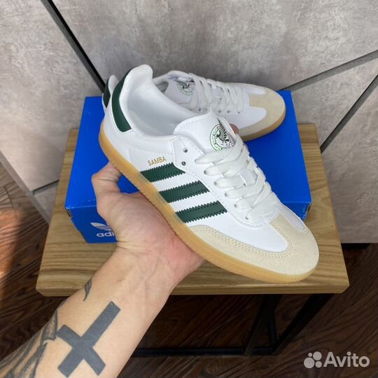 Adidas Samba Vegan White/Green