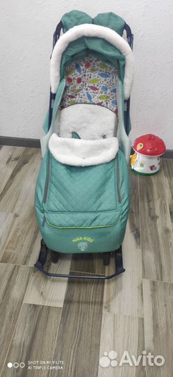 Санки коляска ника kids