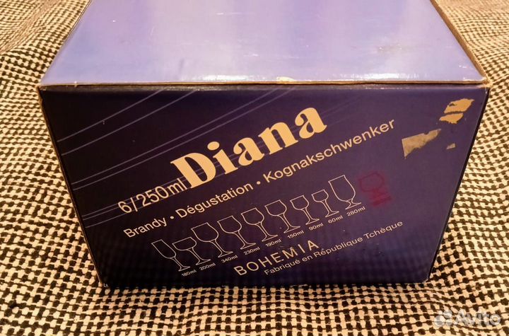 Набор бокалов для коньяка