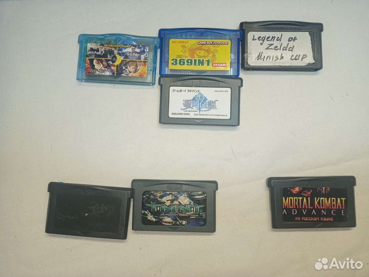 Картриджи Game boy advance