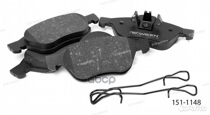 Тормозные колодки дисковые передние renault Meg