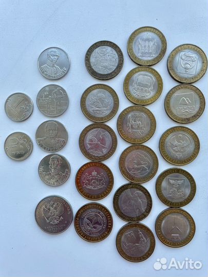 Коллекционные монеты 10рублей