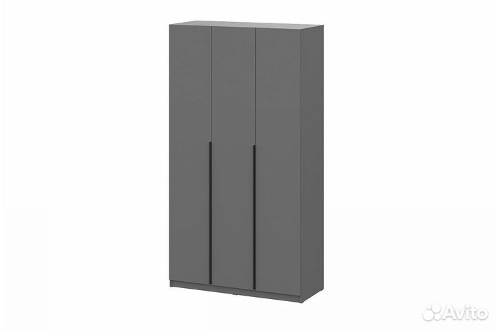 Шкаф 3-х створчатый графит 120 см