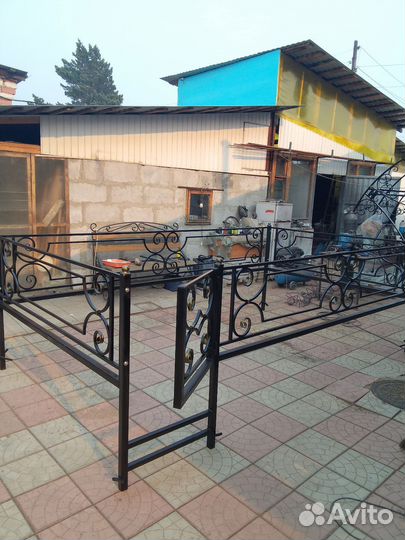 Изготовление оградок столиков, лавки