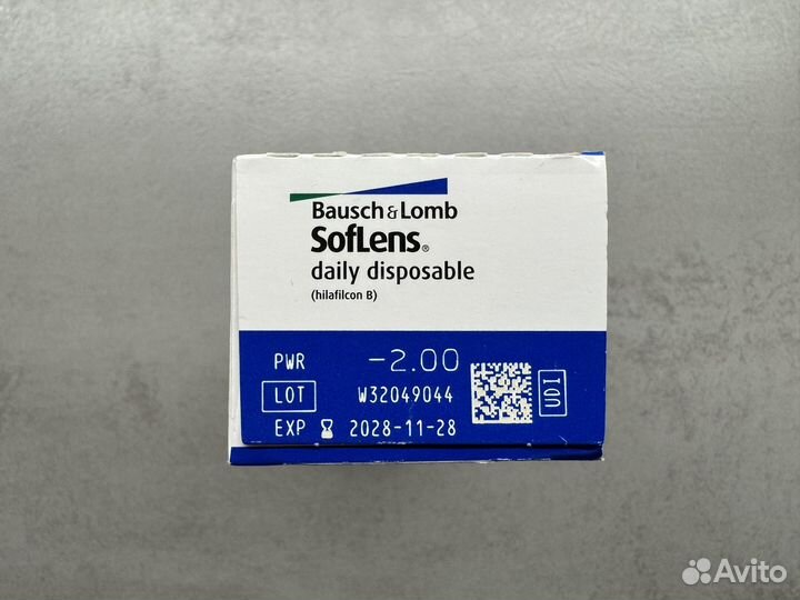 Линзы Bausch & Lomb Soflens Daily Disposable -2.00