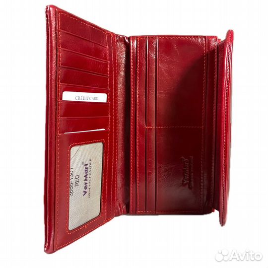 Кошелёк женский кожаный VerMari 3047 Red