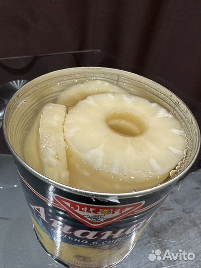 Ананасы шайба 850мл Delcoff