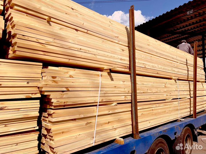 Доска обрезная 25х150х6000мм 1 сорт ГОСТ