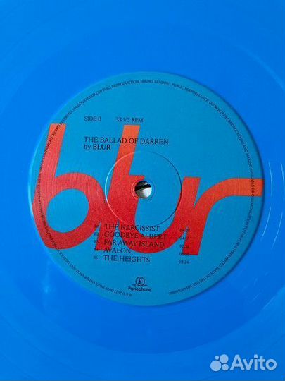 Винил Blur – The Ballad Of Darren (blue)