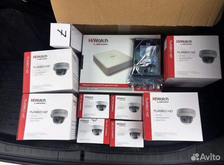 Камера Видеонаблюдения 1920х1080px, Комплекты