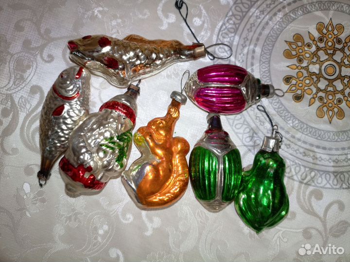 Елочные игрушки СССР
