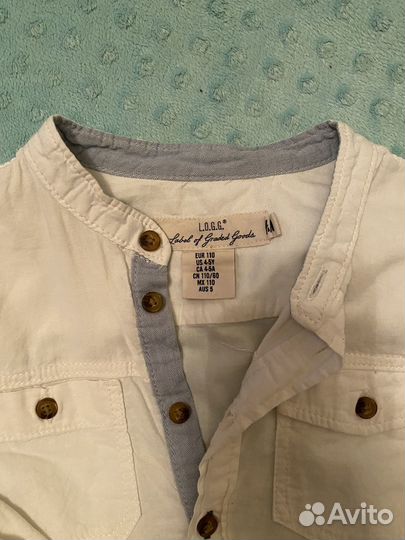Рубашка для мальчика H&M 110