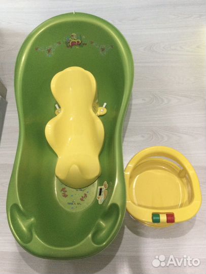 Ванночка для купания с горкой