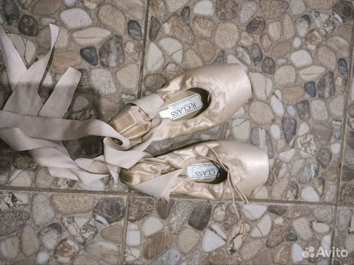 Купальник для танцев голубой, пуанты