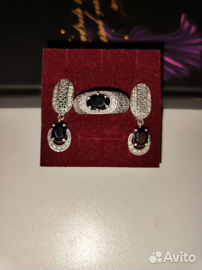Серьги серебро 925