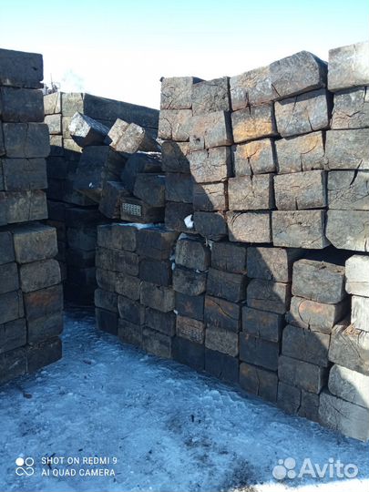 Шпалы деревянные б/у