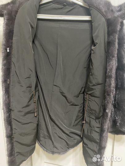 Шуба норковая 46 48 бу