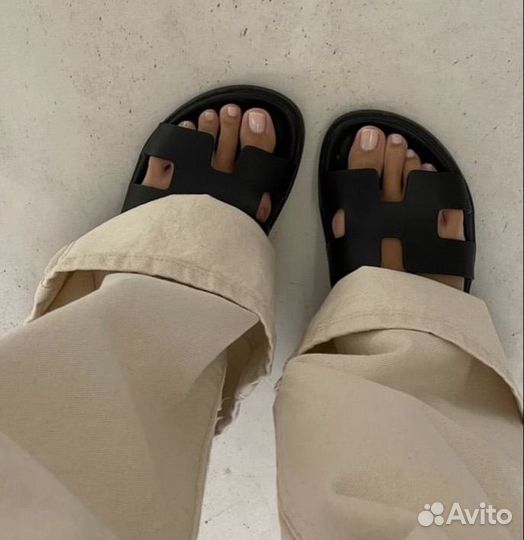 Шлепанцы женские hermes