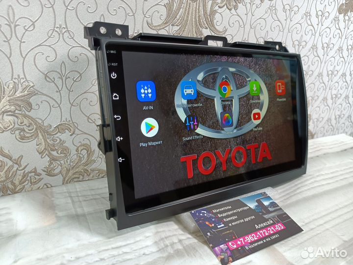 Магнитола Toyota Prado 120 андроид новая