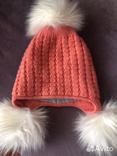 Шапка теплая для девочки