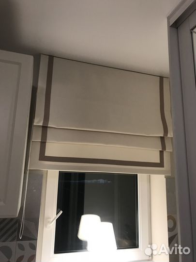 Римская штора и портьеры карнизы
