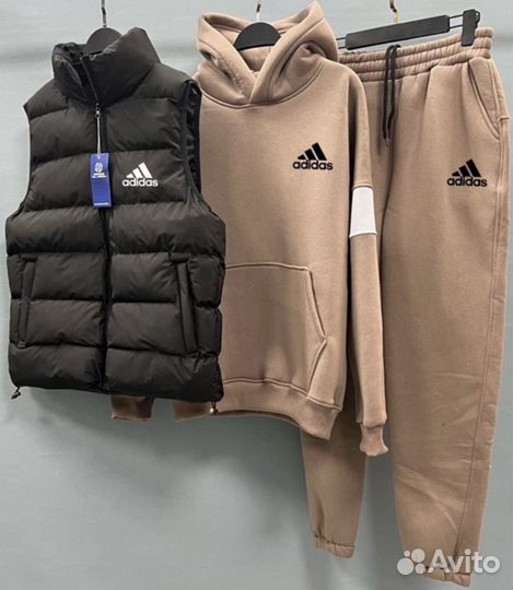 Теплый спортивный костюм adidas