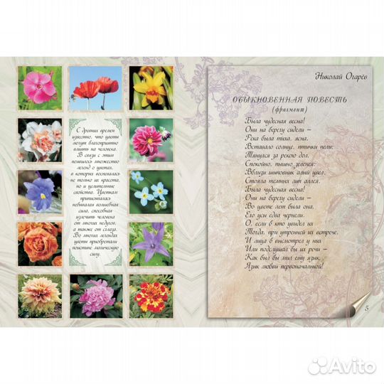Цветы к празднику. Брошюра-открытка